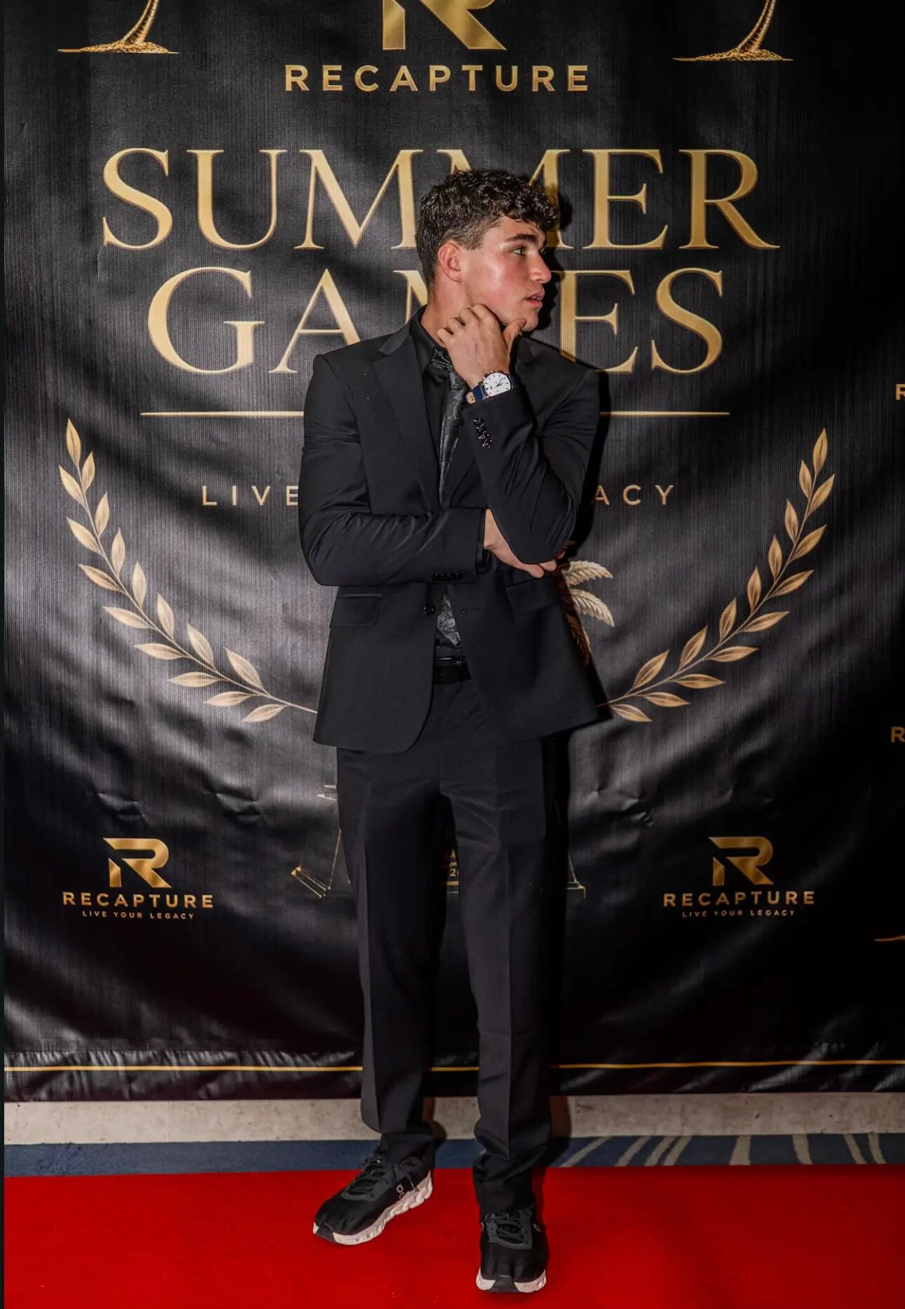 Jaxon Avery at the Recapture Summer Games event